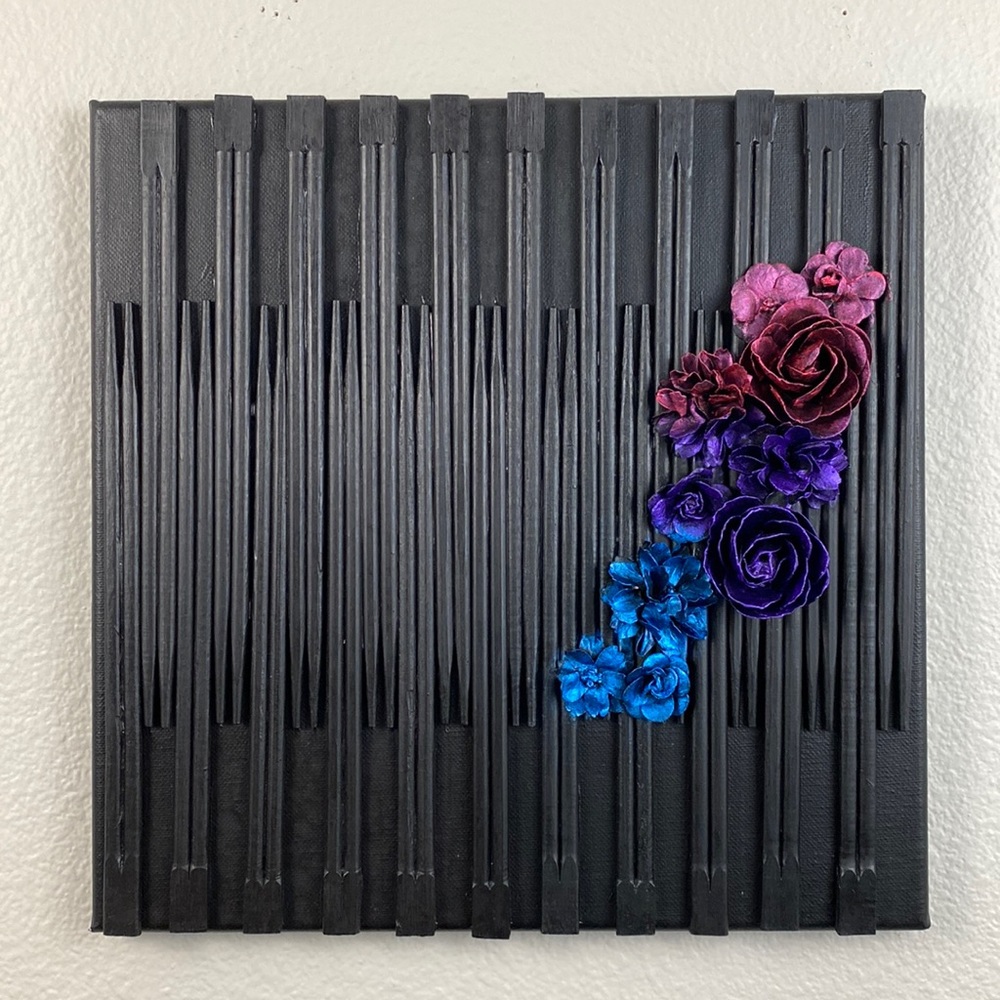 SOLD Handmade mixed media acrylic painting.